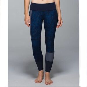 Lululemon Wunder Under Pant, Full On Luon (Sashiko) Leggings